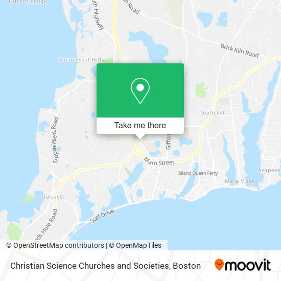 Christian Science Churches and Societies map