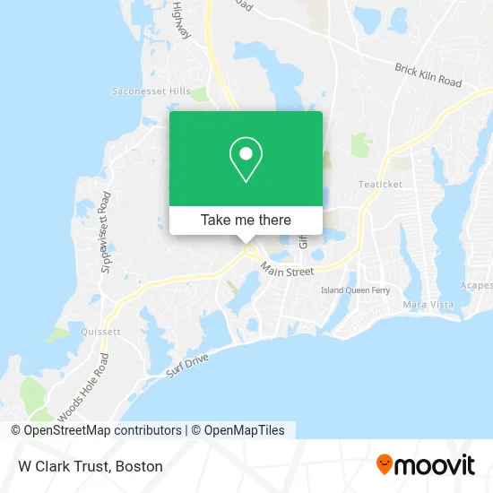 W Clark Trust map