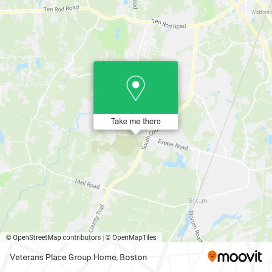 Veterans Place Group Home map