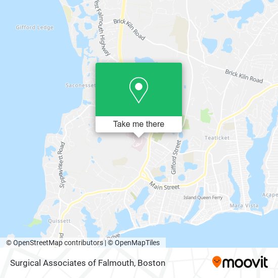Mapa de Surgical Associates of Falmouth