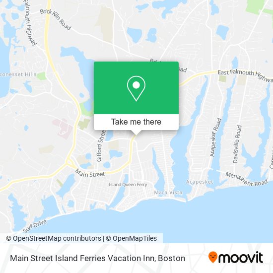 Main Street Island Ferries Vacation Inn map