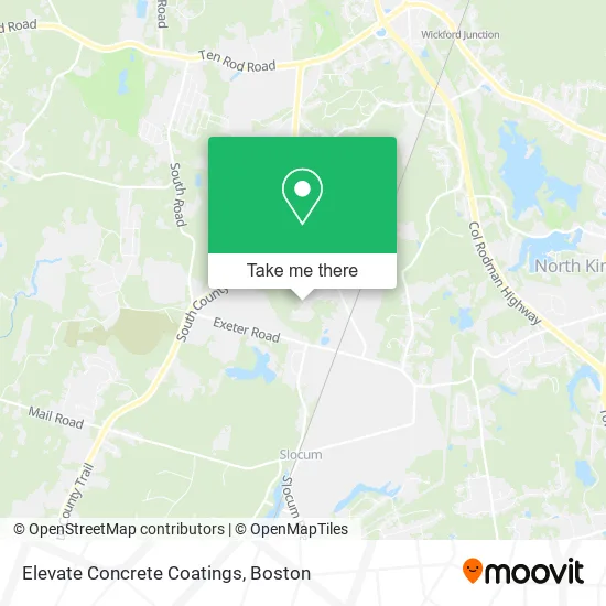 Mapa de Elevate Concrete Coatings