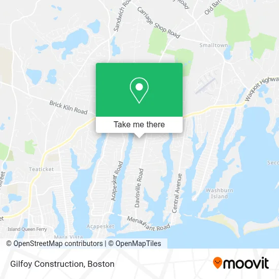 Gilfoy Construction map