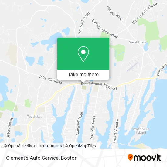 Mapa de Clement's Auto Service