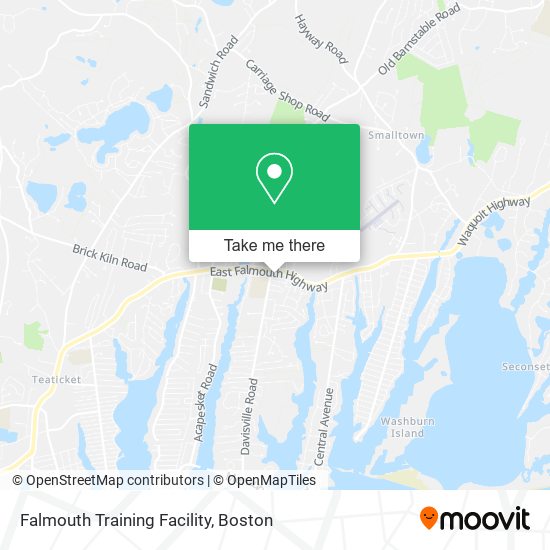 Falmouth Training Facility map