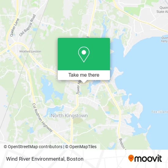 Wind River Environmental map