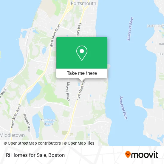 Ri Homes for Sale map