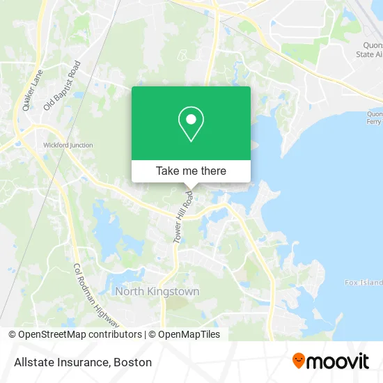 Allstate Insurance map