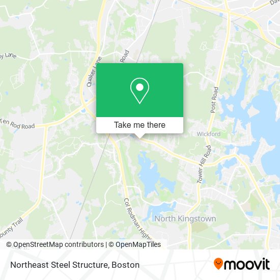 Northeast Steel Structure map