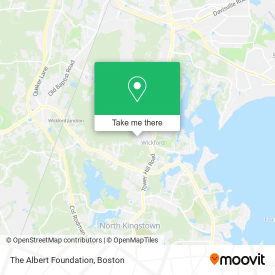 The Albert Foundation map