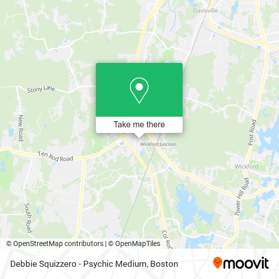 Debbie Squizzero - Psychic Medium map