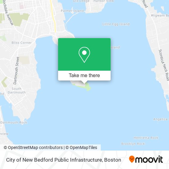 City of New Bedford Public Infrastructure map