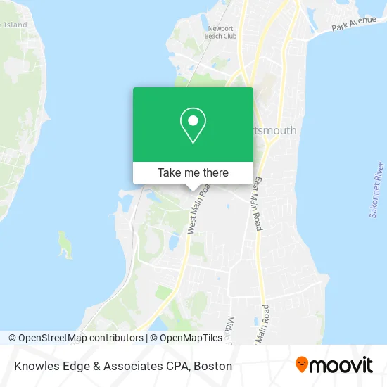 Knowles Edge & Associates CPA map