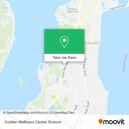 Golden Wellness Center map