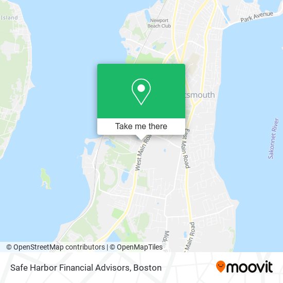Safe Harbor Financial Advisors map