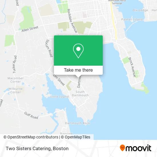 Two Sisters Catering map