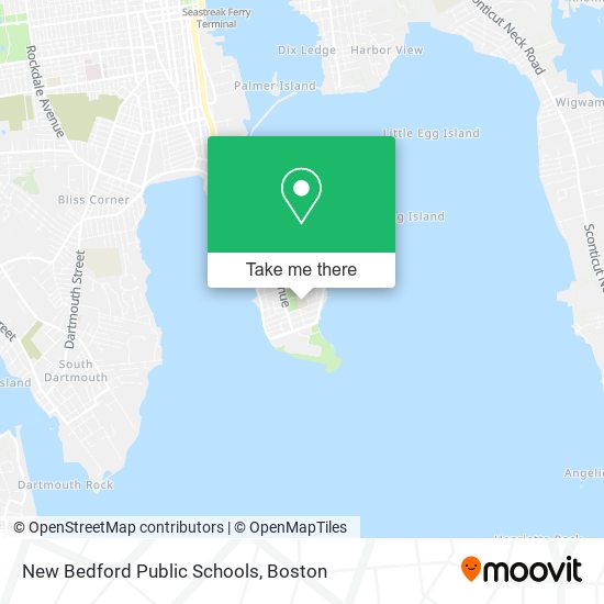 New Bedford Public Schools map