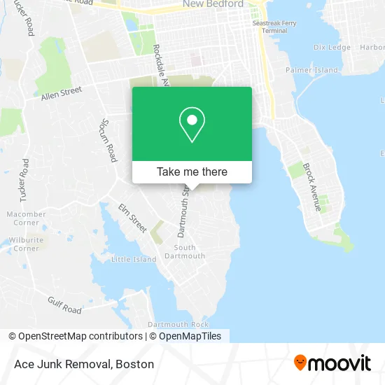 Ace Junk Removal map