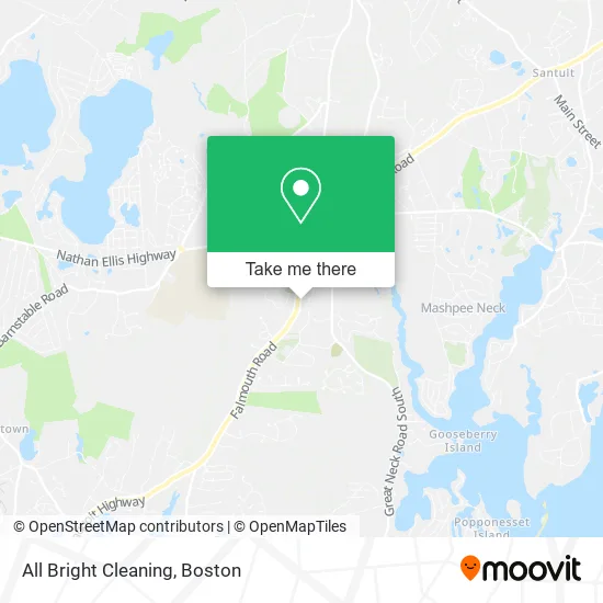 All Bright Cleaning map