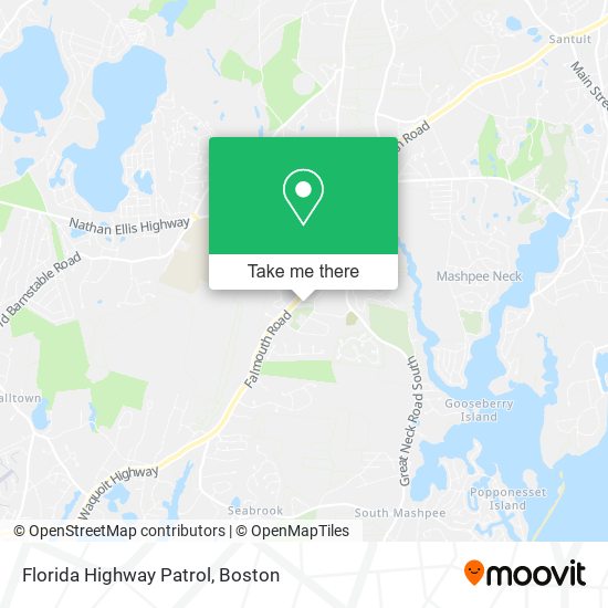 Florida Highway Patrol map