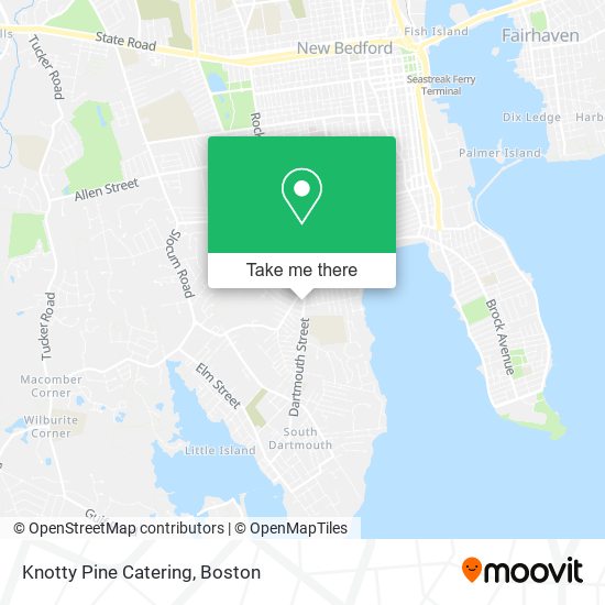 Knotty Pine Catering map