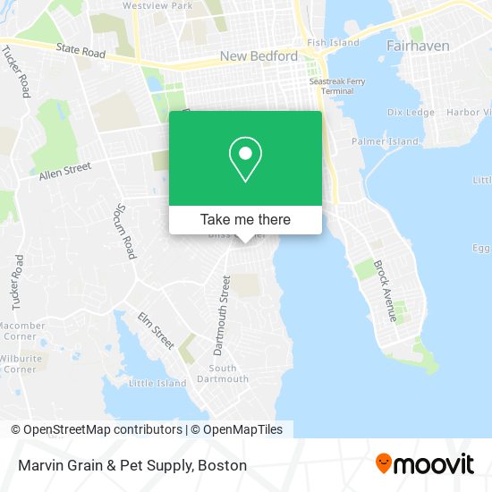 Marvin Grain & Pet Supply map