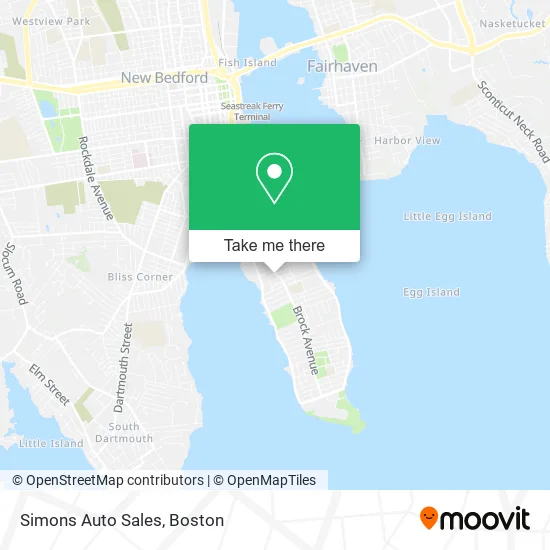 Simons Auto Sales map