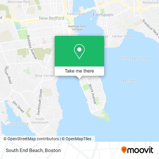 Mapa de South End Beach