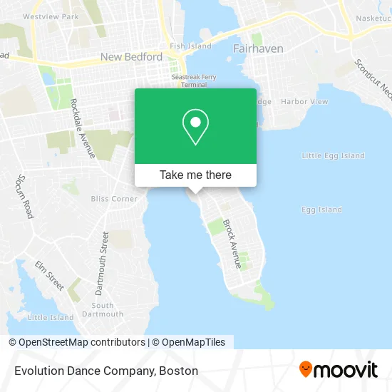 Mapa de Evolution Dance Company