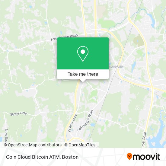 Coin Cloud Bitcoin ATM map