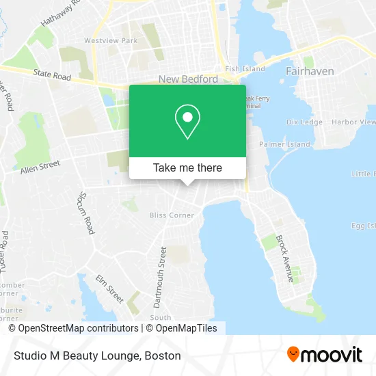 Studio M Beauty Lounge map