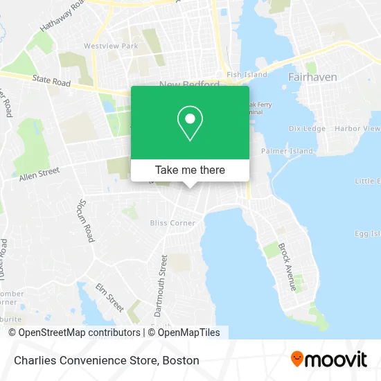 Charlies Convenience Store map