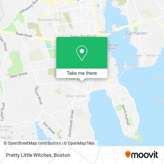 Pretty Little Witches map