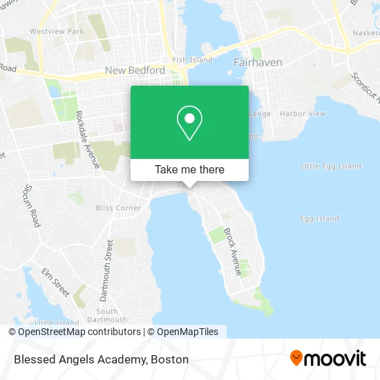 Blessed Angels Academy map
