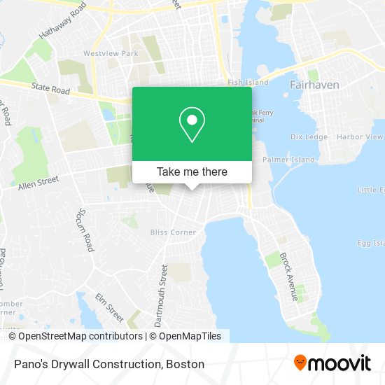 Pano's Drywall Construction map