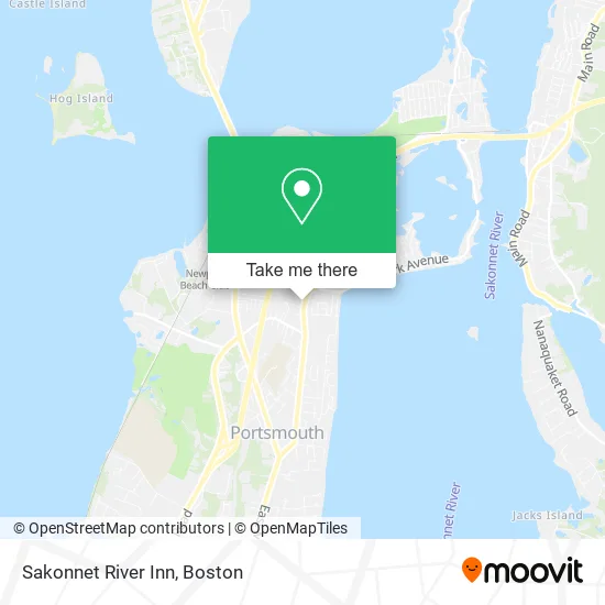 Sakonnet River Inn map