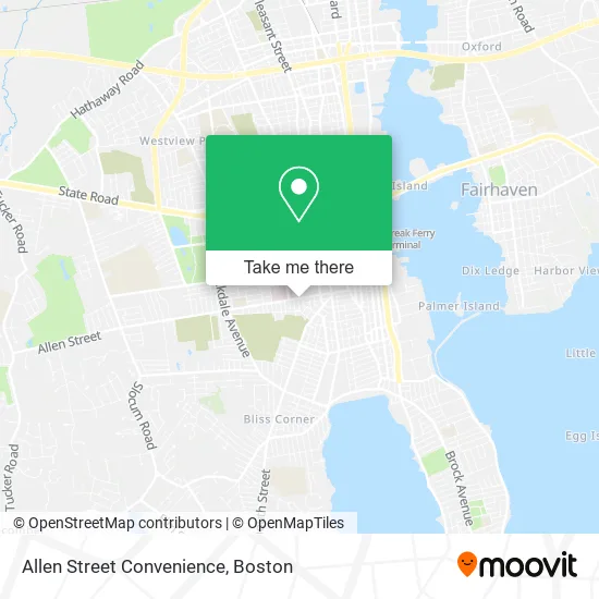 Allen Street Convenience map