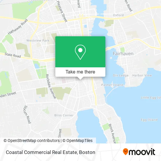 Coastal Commercial Real Estate map