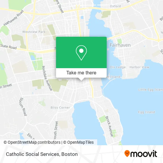 Catholic Social Services map