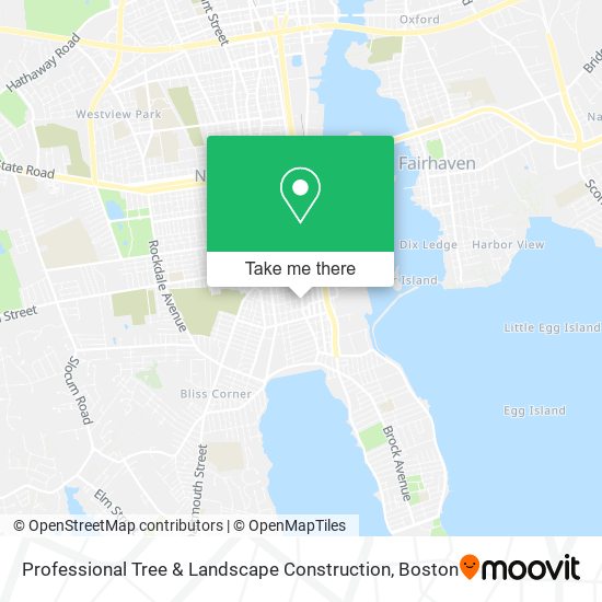 Mapa de Professional Tree & Landscape Construction