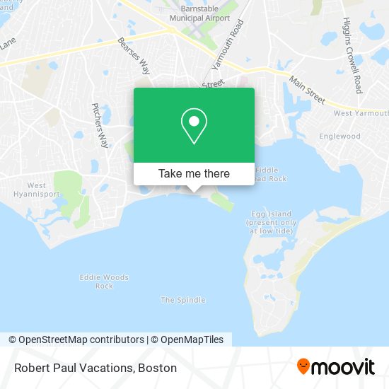 Mapa de Robert Paul Vacations