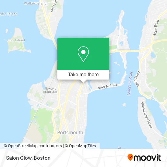 Salon Glow map