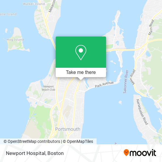 Mapa de Newport Hospital