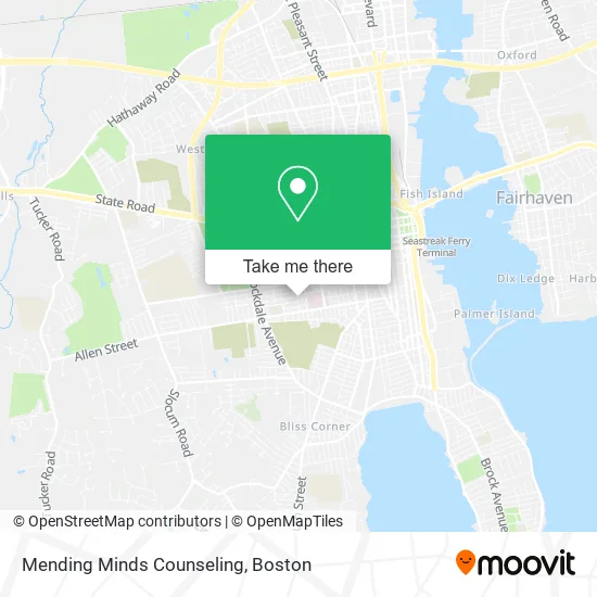 Mending Minds Counseling map