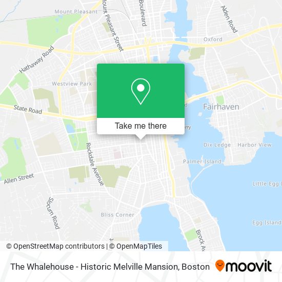 The Whalehouse - Historic Melville Mansion map