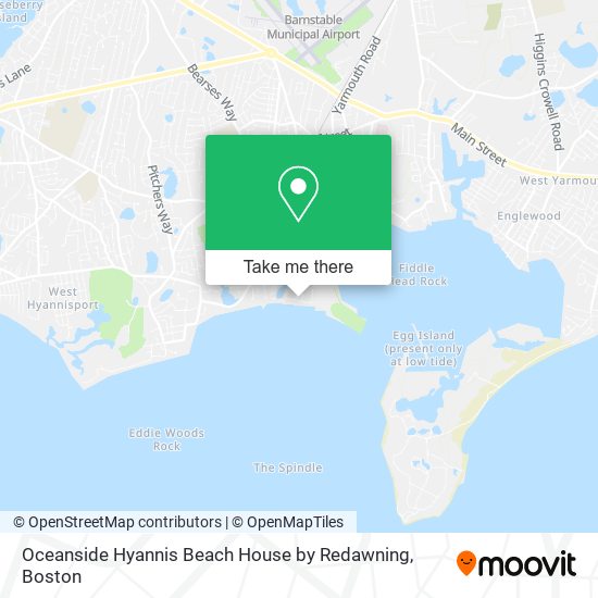 Oceanside Hyannis Beach House by Redawning map