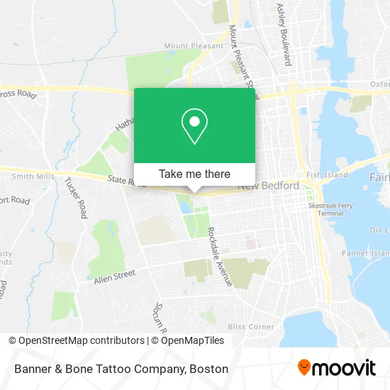 Banner & Bone Tattoo Company map