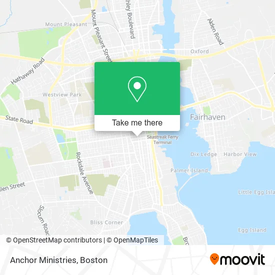 Anchor Ministries map
