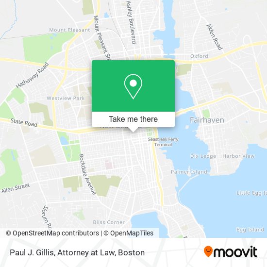 Mapa de Paul J. Gillis, Attorney at Law