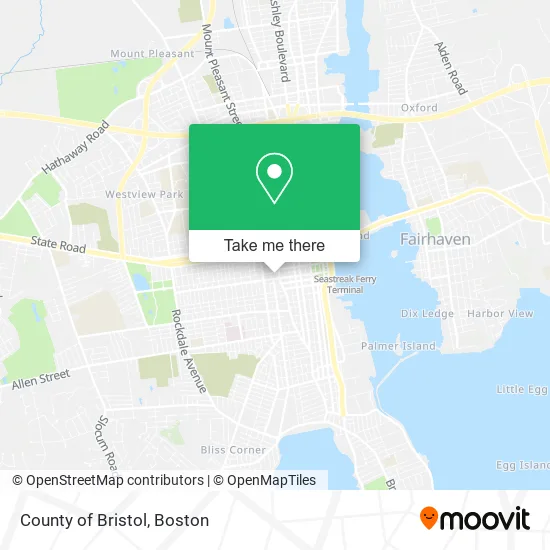 County of Bristol map